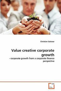 Paperback Value creative corporate growth Book