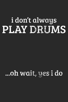 Notebook Journal: Drumming Drums Player 6x9 Dot Grid 120 Pages