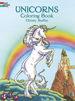 Paperback Unicorns Coloring Book