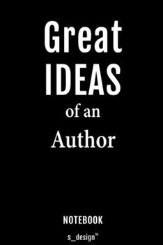 Notebook for Authors / Author: awesome handy Note Book [120 blank lined ruled pages]