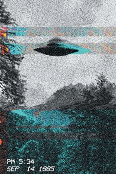 Notebook: Alien UFO Extra Terrestrial Notebooks | A5 | 6x9 Inches | 120 Dotted Pages Sheets | Retro Conspiracy Theorists Vaporwave 80s Gift | College Travel Journal Diary Sketchbook