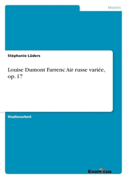 Paperback Louise Dumont Farrenc Air russe variée, op. 17 [German] Book