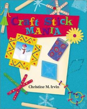 Paperback Craft Stick Mania (Craft Mania) Book