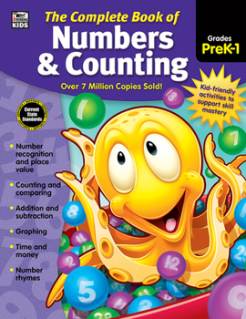 Paperback The Complete Book of Numbers & Counting, Grades Pk - 1 Book