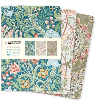 Misc. William Morris Gallery Set of 3 MIDI Notebooks Book