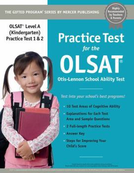 Paperback Practice Test for the OLSAT® (Kindergarten) Level A Otis-Lennon School Ability Test Book