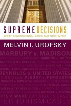 Paperback Supreme Decisions, Combined Volume: Great Constitutional Cases and Their Impact Book