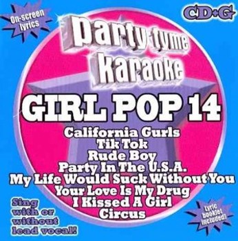 Music - CD Party Tyme Karaoke - Girl Pop 14 (8+8-song CD+G) Book