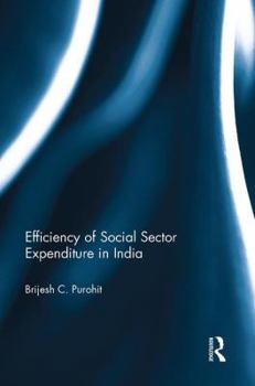 Paperback Efficiency of Social Sector Expenditure in India Book