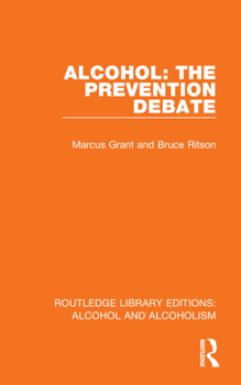 Paperback Alcohol: The Prevention Debate Book