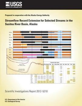 Paperback Streamflow Record Extension for Selected Streams in the Susitna River Basin, Alaska Book