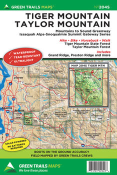 Tiger Mountain, WA No. 204S (Green Trails Maps)