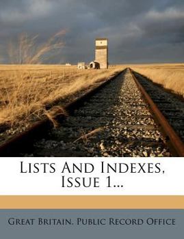 Paperback Lists and Indexes, Issue 1... Book