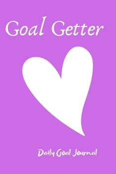 Paperback Goal Getter: Daily Goal Journal Book