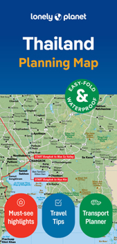 Loose Leaf Lonely Planet Thailand Planning Map: Durable Waterproof Travel Map with Easy-Fold Format, Itineraries & Transport Guide for Bangkok, Chiang Mai, Phuke Book