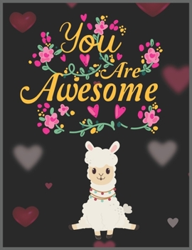 Paperback You are Awesome: Llama Alpaca Planner & Calendar, Daily Weekly Planner with Monthly quick-view/over view with 2020 Planner Book