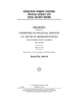 Generations working together : financial literacy and Social Security reform