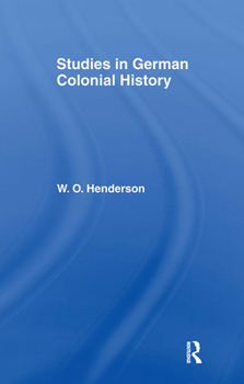 Hardcover Studies in German Colonial History Book