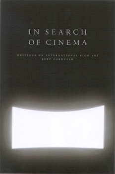 Hardcover In Search of Cinema: Writings on International Film Art Book