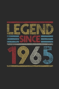 Paperback Legend Since 1965: Graph Paper Notebook (6" x 9" - 120 pages) Birthday Themed Notebook for Daily Journal, Diary, and Gift Book