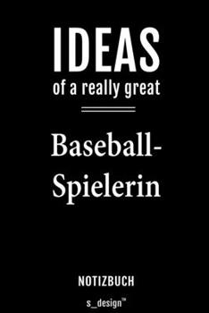 Notizbuch für Baseball-Spieler / Baseball-Spielerin: Originelle Geschenk-Idee [120 Seiten  liniertes blanko Papier] (German Edition)