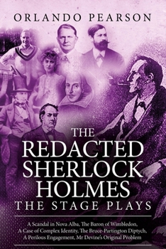 Paperback The Redacted Sherlock Holmes - The Stage Plays Book