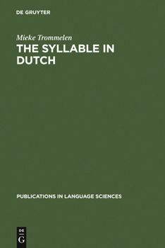 Hardcover The Syllable in Dutch Book