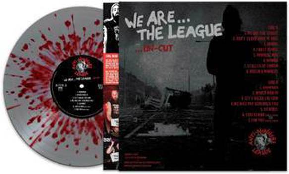 Vinyl We Are The League   Splatter Silver Red Book