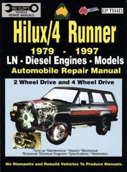 Paperback Toyota Hilux/4 Runner Diesel 1979-1997 Auto Repair Manual-Ln, Diesel Eng 2 & 4 Wheel Drive Book