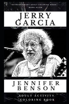 Paperback Jerry Garcia Adult Activity Coloring Book