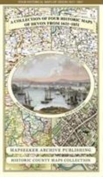 Map Collection of Four Historic Maps of Devon from 1611-1851 Book