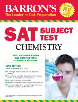 Paperback Barron's SAT Subject Test Chemistry Book
