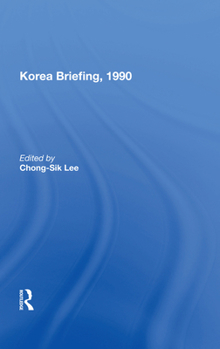Hardcover Korea Briefing, 1990 Book