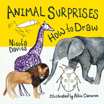 Paperback Animal Surprises: How to Draw Book
