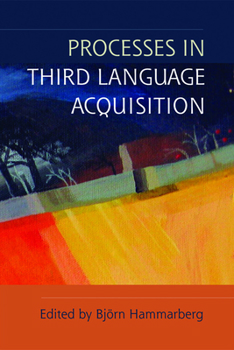 Hardcover Processes in Third Language Acquisition Book