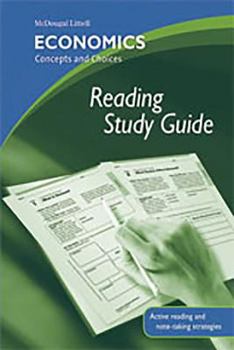 Paperback Economics: Concepts and Choices: Reading Study Guide Book