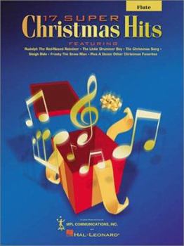 Paperback 17 Super Christmas Hits: Flute Book