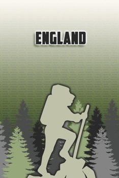 England: Wandertagebuch: England. Ein Logbuch zum Pilgern und Wandern  mit vorgefertigten Seiten und viel Platz für deine Reiseerinnerungen. Eignet ... oder als Abschiedsgeschenk (German Edition)