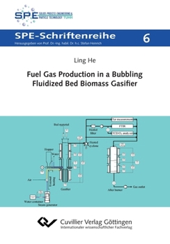 Paperback Fuel Gas Production in a Bubbling Fluidized Bed Biomass Gasifier Book