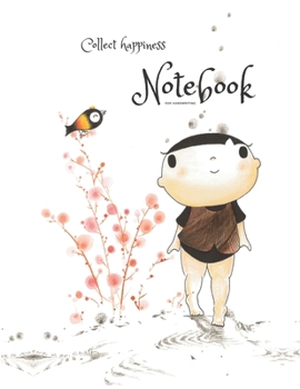 Paperback Collect happiness notebook for handwriting ( Volume 15)(8.5*11) (100 pages): Collect happiness and make the world a better place. Book