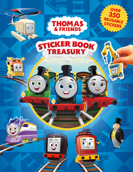 Paperback Mattel Thomas All Engines Go Sticker Book Treasury Book