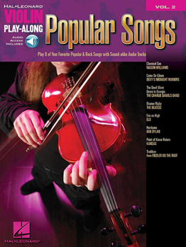 Paperback Popular Songs Violin Play-Along Volume 2 Book/Online Audio [With CD] Book