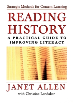 Hardcover Reading History: A Practical Guide to Improving Literacy Book