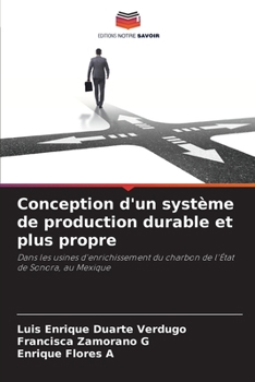 Paperback Conception d'un système de production durable et plus propre [French] Book