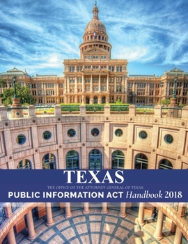 Paperback Texas Public Information Act Handbook 2018 Book