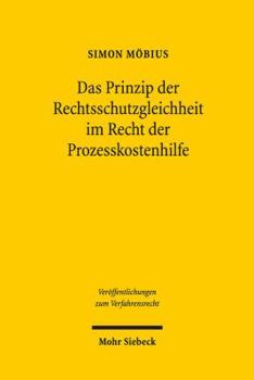 Paperback Das Prinzip Der Rechtsschutzgleichheit Im Recht Der Prozesskostenhilfe [German] Book