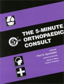Hardcover The 5-Minute Orthopaedic Consult Book