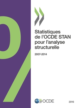 Paperback Statistiques de l'OCDE STAN pour l'analyse structurelle 2016 [French] Book