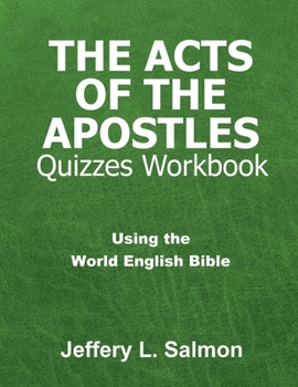 Paperback The Acts of the Apostles Quizzes Workbook Book