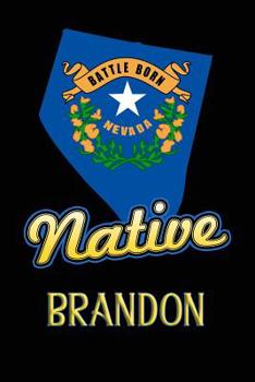 Paperback Nevada Native Brandon: College Ruled Composition Book